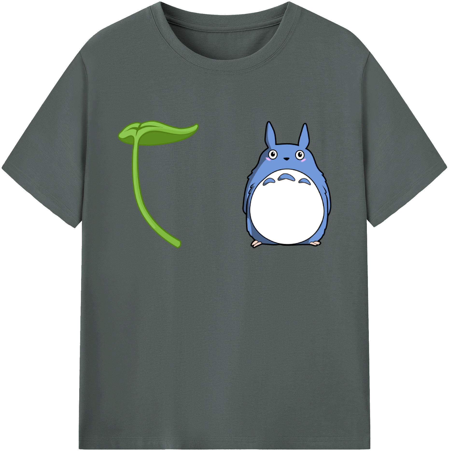 （画像用） となりのトトロ 草壁メイ 草壁サツキ My Neighbor Totoro Satsuki Kusakabe Mei Kusakabe 綿100％ メンズ半袖Tシャツ｜肌触りやわらか＆通気性